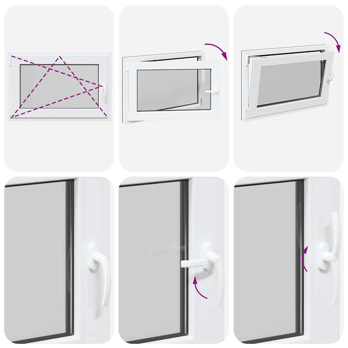 Finestra Seminterrato RISOR 90x60 cm Anta Ribalta DIN Sinistra 4108403