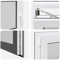 Finestra Seminterrato RISOR 90x60 cm Anta Ribalta DIN Sinistra 4108403