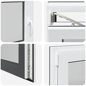 Finestra Seminterrato RISOR 90x60 cm Anta Ribalta DIN Sinistra 4108403