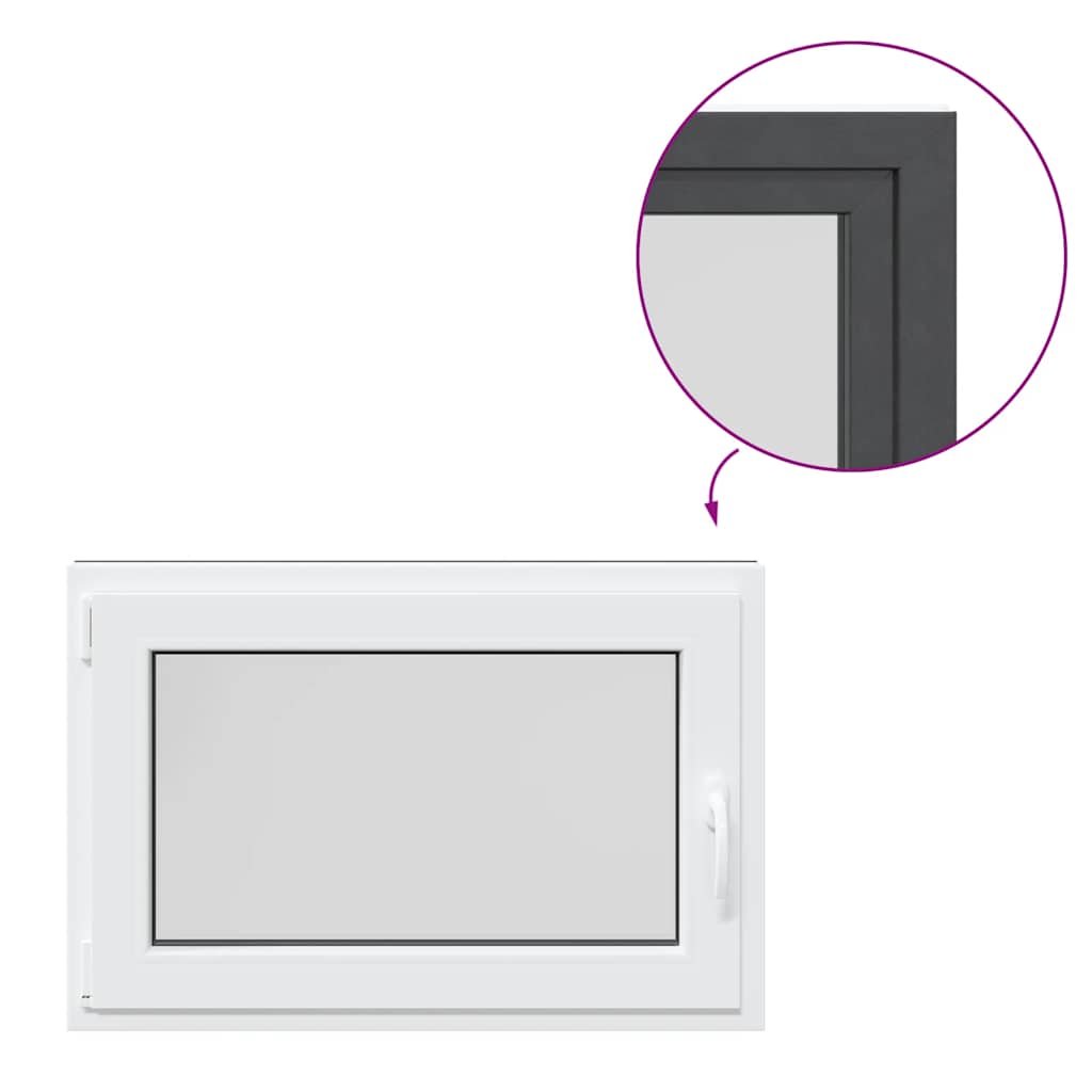 Finestra Seminterrato RISOR 90x70 cm Anta Ribalta DIN Sinistra 4108405