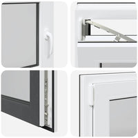 Finestra Seminterrato RISOR 90x70 cm Anta Ribalta DIN Sinistra 4108405