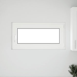 vidaXL Finestra per cantina "RISOR" 100x50 cm Anta-ribalta DIN Destra Antracite