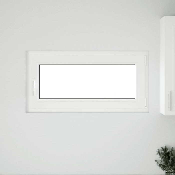 vidaXL Finestra per cantina "RISOR" 100x50 cm Anta-ribalta DIN Destra Antracite