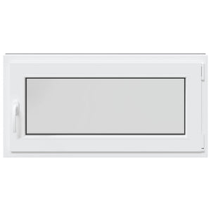 vidaXL Finestra per cantina "RISOR" 100x50 cm Anta-ribalta DIN Destra Antracite