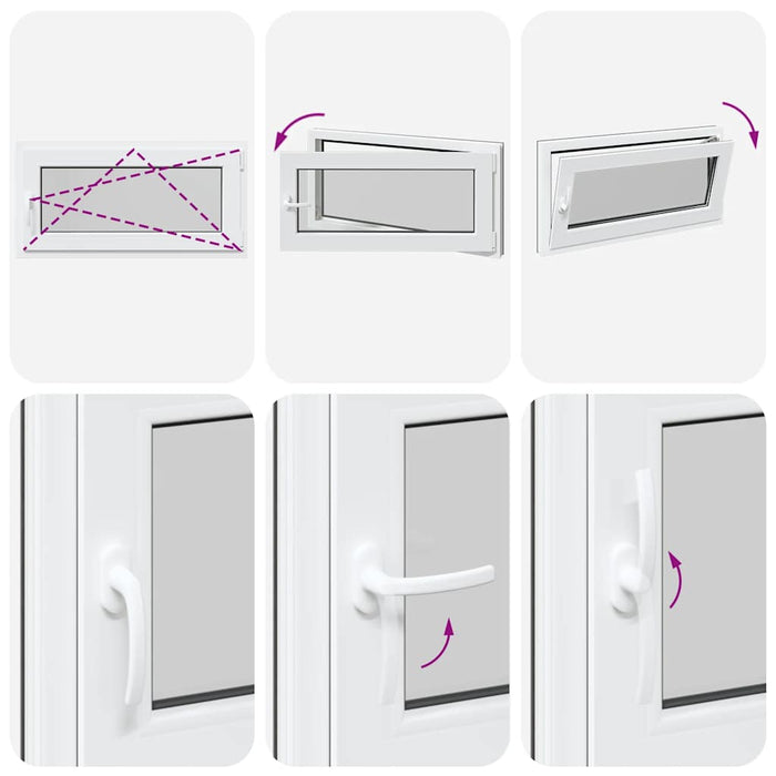 Finestra Seminterrato RISOR 100x50 cm Anta Ribalta DIN Destra 4108406