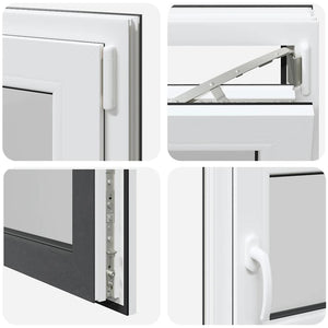 Finestra Seminterrato RISOR 100x50 cm Anta Ribalta DIN Destra 4108406