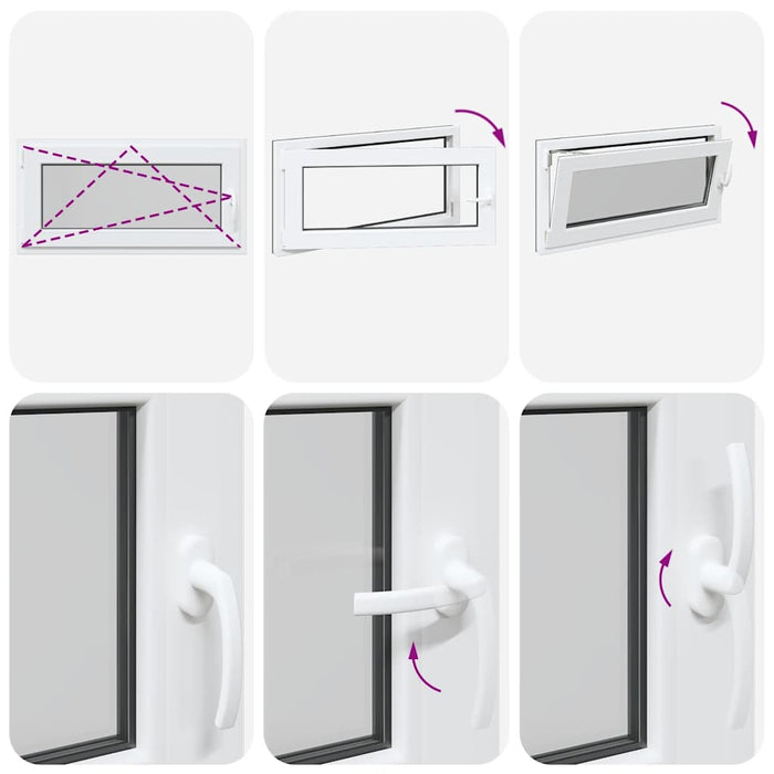 Finestra Seminterrato RISOR 100x50 cm Anta Ribalta DIN Sinistra 4108407