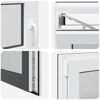 Finestra Seminterrato RISOR 100x50 cm Anta Ribalta DIN Sinistra 4108407