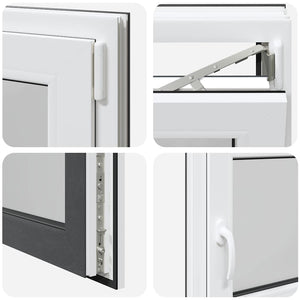 Finestra Seminterrato RISOR 100x70 cm Anta Ribalta DIN Destra 4108410