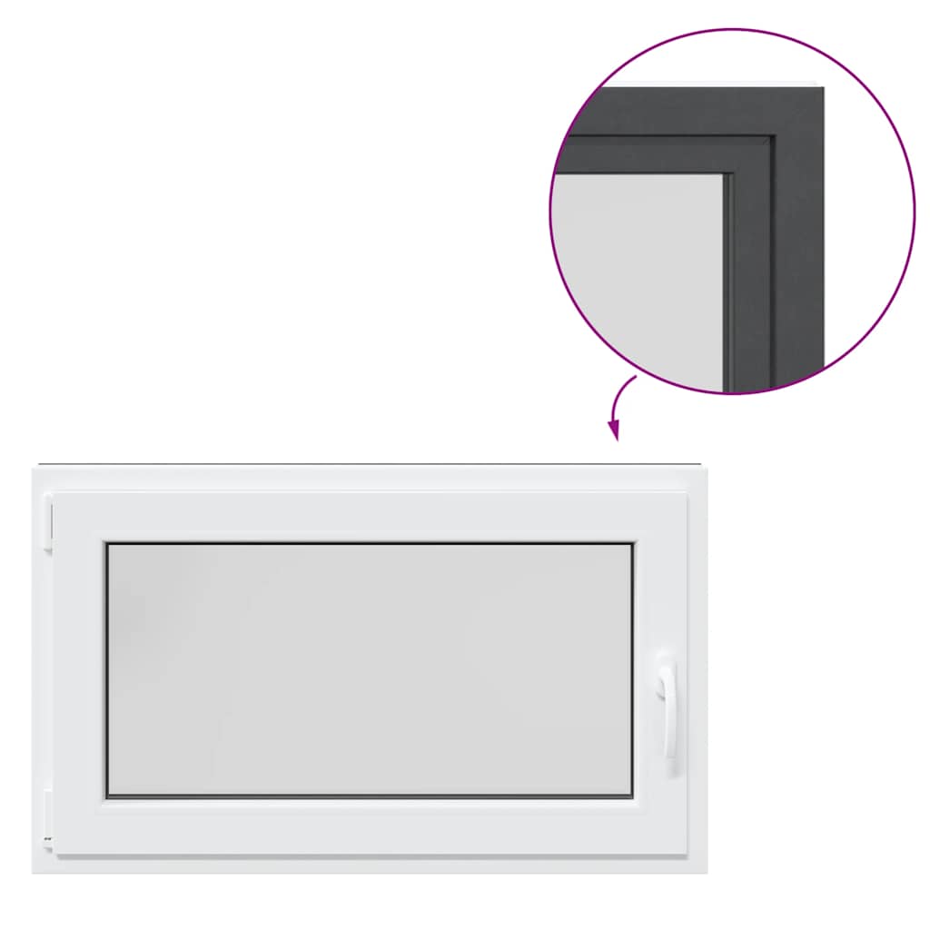 Finestra Seminterrato RISOR 100x70 cm Anta Ribalta DIN Sinistra 4108411