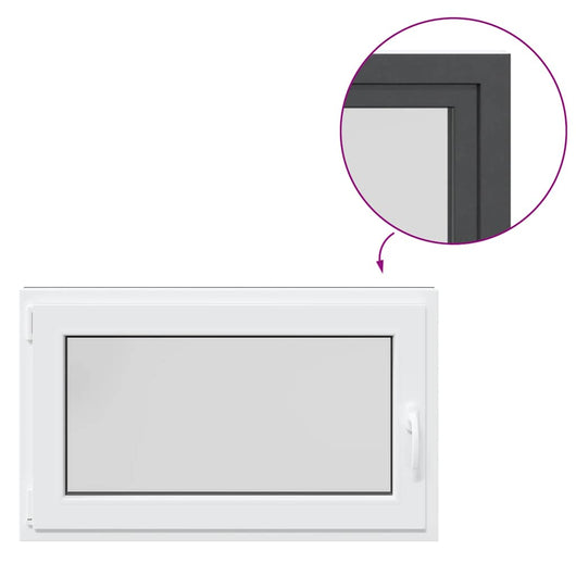 Finestra Seminterrato RISOR 100x70 cm Anta Ribalta DIN Sinistra 4108411