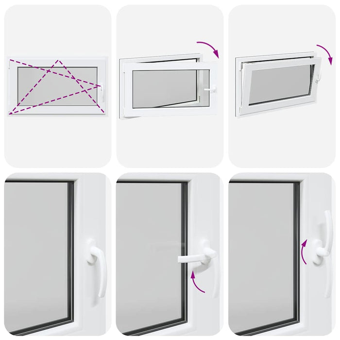 Finestra Seminterrato RISOR 100x70 cm Anta Ribalta DIN Sinistra 4108411