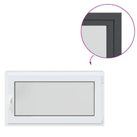 Finestra Seminterrato RISOR 110x50 cm Anta Ribalta DIN Destra 4108412