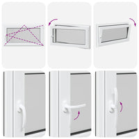 Finestra Seminterrato RISOR 110x50 cm Anta Ribalta DIN Destra 4108412