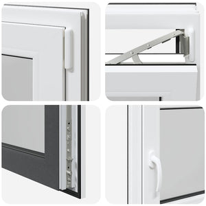 Finestra Seminterrato RISOR 110x50 cm Anta Ribalta DIN Destra 4108412