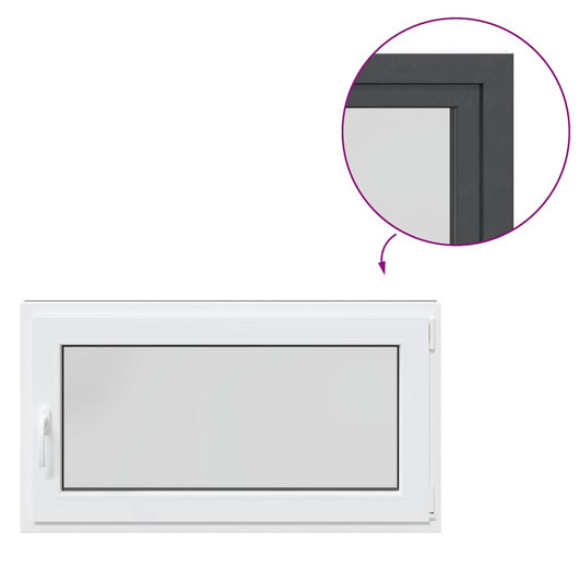 Finestra Seminterrato RISOR 110x60 cm Anta Ribalta DIN Destra 4108414