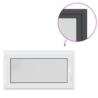 Finestra Seminterrato RISOR 110x60 cm Anta Ribalta DIN Sinistra 4108415