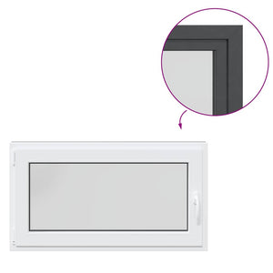 Finestra Seminterrato RISOR 110x60 cm Anta Ribalta DIN Sinistra 4108415