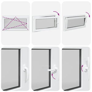 Finestra Seminterrato RISOR 110x60 cm Anta Ribalta DIN Sinistra 4108415