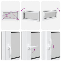 Finestra da cantina "RISOR" 110x70 cm Anta-ribalta DIN Destra Antracite 4108416