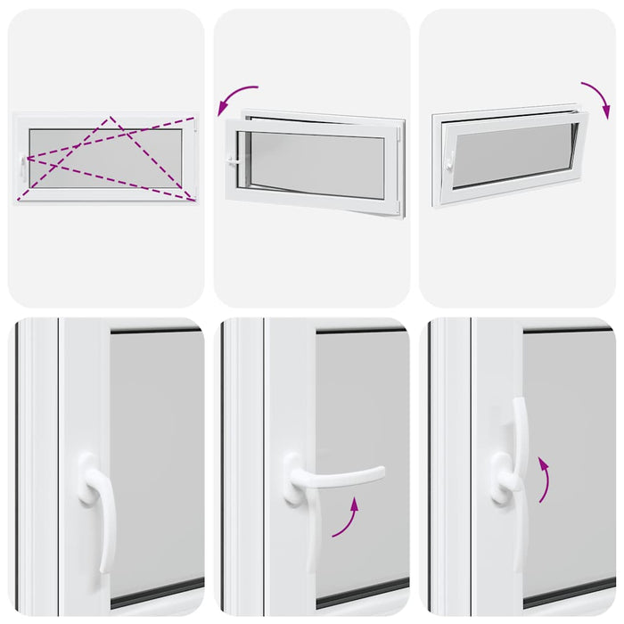 Finestra Seminterrato RISOR 120x60 cm Anta Ribalta DIN Destra 4108418