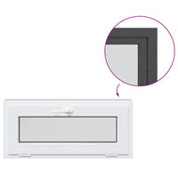 Finestra Seminterrato RISOR 90x40 cm Tilt 2 Vetri Antracite 4108422