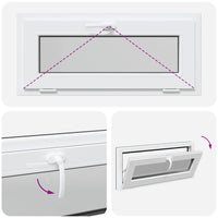 Finestra Seminterrato RISOR 90x40 cm Tilt 2 Vetri Antracite 4108422