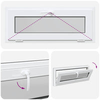 Finestra Seminterrato RISOR 110x40 cm Tilt 2 Vetri Antracite 4108424