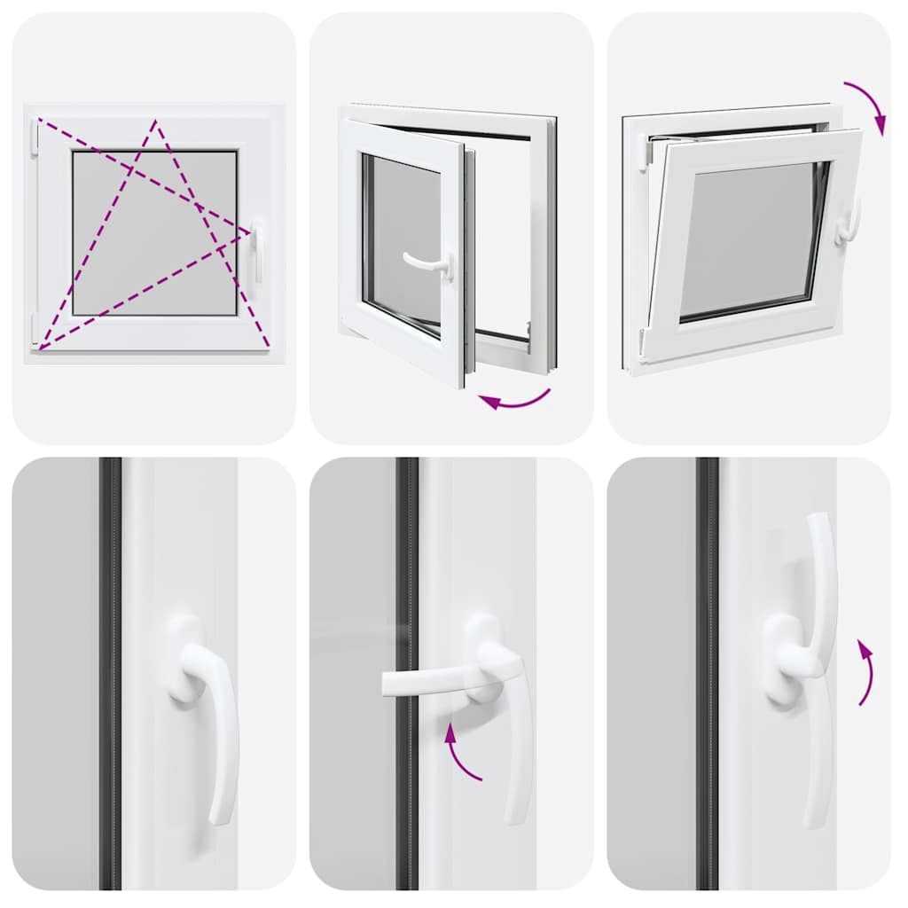 Finestra Seminterrato RISOR 50x50 cm Anta Ribalta DIN Sinistra 4108426