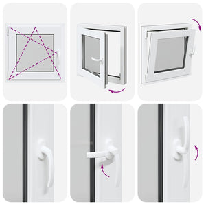Finestra Seminterrato RISOR 50x50 cm Anta Ribalta DIN Sinistra 4108426
