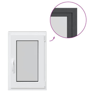 Finestra per Seminterrato RISOR 50x75cm Anta Ribalta DIN Destra 4108427