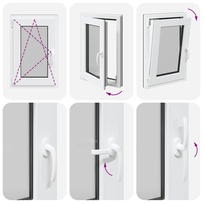 Finestra Seminterrato RISOR 50x75 cm Anta Ribalta DIN Sinistra 4108428