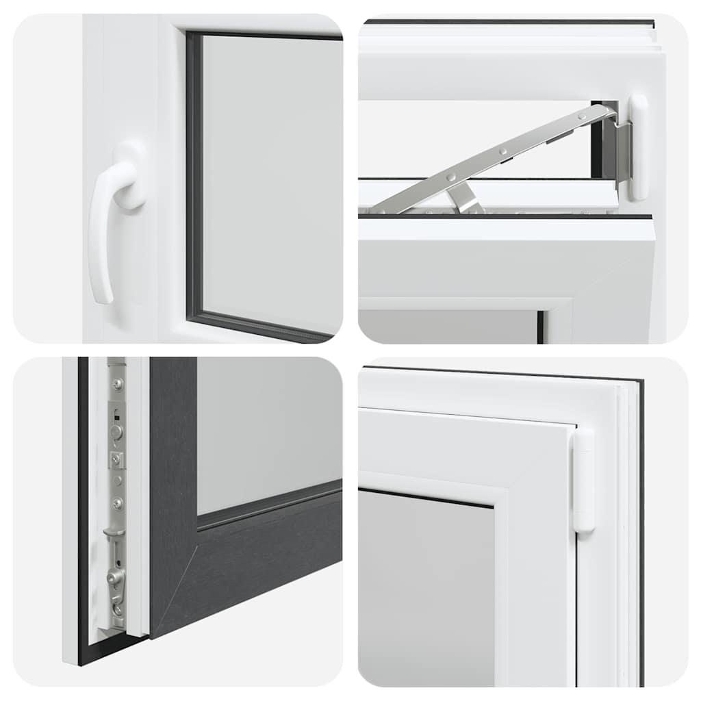 Finestra per Seminterrato RISOR 60x60cm Anta Ribalta DIN Destra 4108429