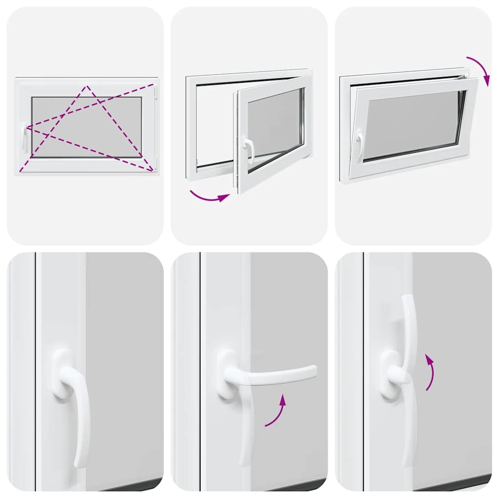 Finestra Seminterrato RISOR 60x100 cm Anta Ribalta DIN Destra 4108435