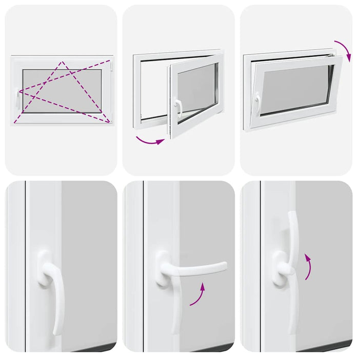Finestra Seminterrato RISOR 60x100 cm Anta Ribalta DIN Destra 4108435