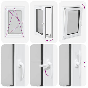 Finestra da cantina "RISOR" 60x100 cm anta-ribalta DIN sinistra antracite