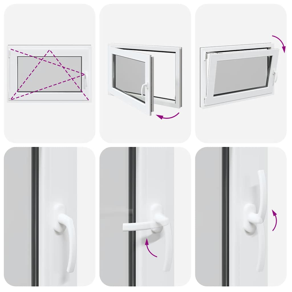 Finestra Seminterrato RISOR 60x100 cm Anta Ribalta DIN Sinistra 4108436
