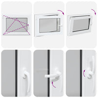 Finestra Seminterrato RISOR 80x50 cm Anta Ribalta DIN Sinistra 4108438