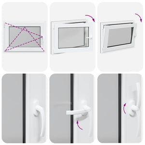 Finestra Seminterrato RISOR 80x50 cm Anta Ribalta DIN Sinistra 4108438