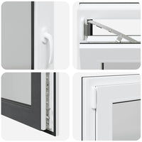 Finestra Seminterrato RISOR 80x60 cm Anta Ribalta DIN Sinistra 4108440