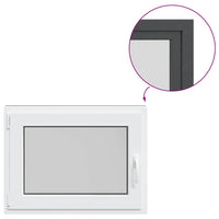 Finestra Seminterrato RISOR 80x70 cm Anta Ribalta DIN Sinistra 4108442