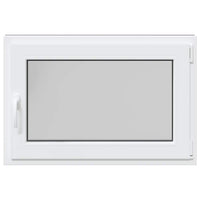 Finestra da cantina "RISOR" 90x50 cm anta-ribalta DIN destra antracite