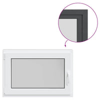 Finestra Seminterrato RISOR 90x60 cm Anta Ribalta DIN Sinistra 4108446