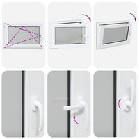 Finestra Seminterrato RISOR 90x60 cm Anta Ribalta DIN Sinistra 4108446