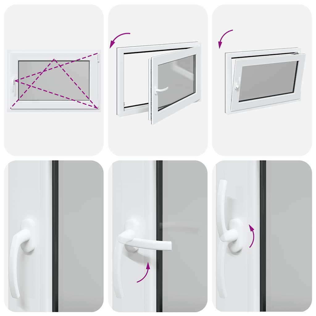Finestra per Seminterrato RISOR 90x70cm Anta Ribalta DIN Destra 4108447