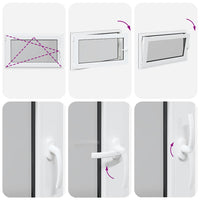 Finestra Seminterrato RISOR 100x70 cm Anta Ribalta DIN Sinistra 4108454