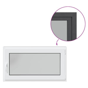 Finestra Seminterrato RISOR 110x50 cm Anta Ribalta DIN Destra 4108455