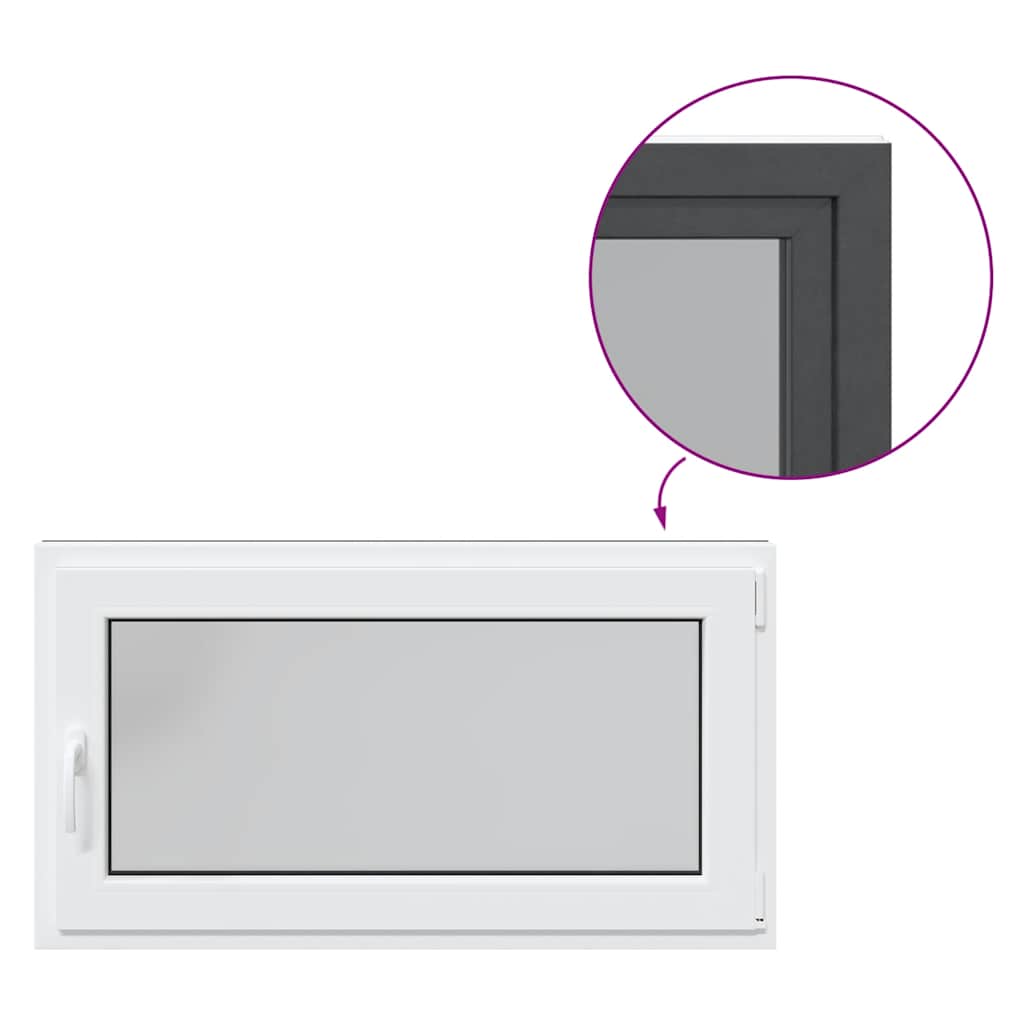 Finestra Seminterrato RISOR 110x60 cm Anta Ribalta DIN Destra 4108457
