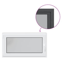 Finestra Seminterrato RISOR 110x60 cm Anta Ribalta DIN Sinistra 4108458