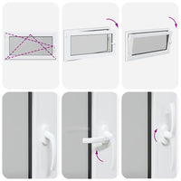 Finestra Seminterrato RISOR 110x60 cm Anta Ribalta DIN Sinistra 4108458